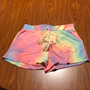 White Birch tie dye shorts Sz L NWOT